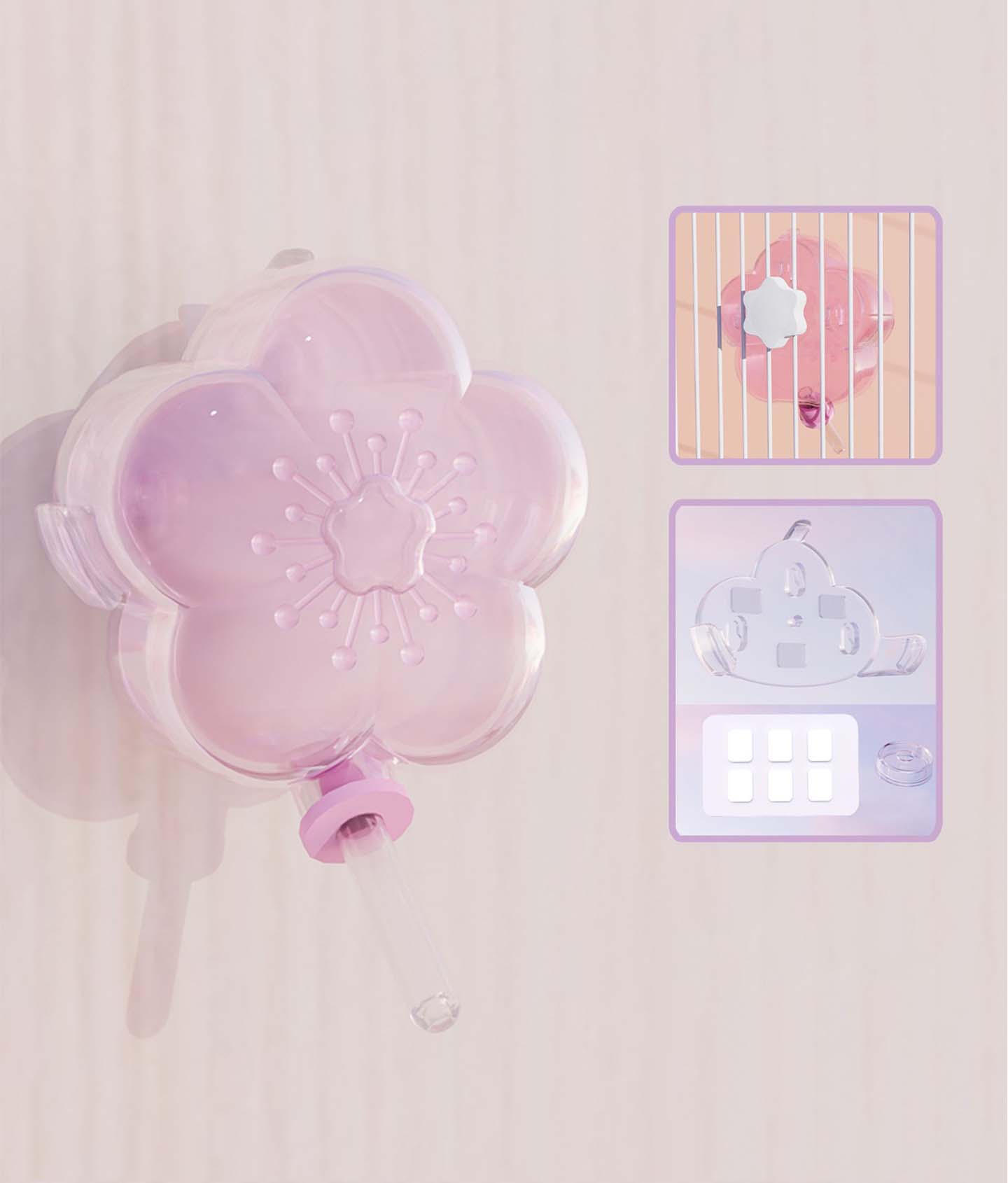 Sakura Sip Bottle - Cat Paw Edition and Blossom Edition - MyMinipaws